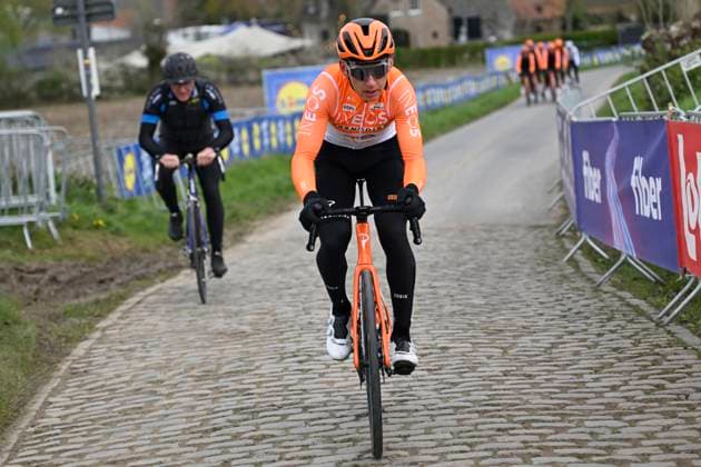 Ronde van Vlaanderen 2026 Cycling Race Media Activities 03 04 2026 OUDENAARDE, BELGIUM - APRIL 03 : Sheffield Magnus (USA) of INEOS Grenadiers riding during a training and reconnaissance session ahead of the 110th edition of Ronde van Vlaanderen an UCI World Tour 1.UWT one day cycling road race for Men Elite of 271 km with start in Antwerpen and finish in Oudenaarde on April 3, 2026 in Oudenaarde, Belgium, 03 04 2026 ( Motordriver Guy De Vuyst - Oudenaarde Belgium  Copyright: xNicoxVereeckenx