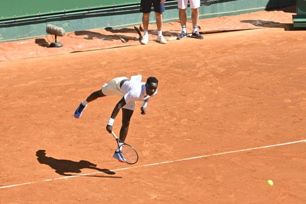 Tennis - Monte Carlo Rolex Masters 2026 - ATP, Tennis Herren - 03 04 2026 Tennis - Monte Carlo Rolex Masters 2026 - ATP - 03 04 2026 - Moise Kouame entrainement Richard Gasquet coach - France Monaco  Copyright: xChryslenexCaillaud Psnewzx