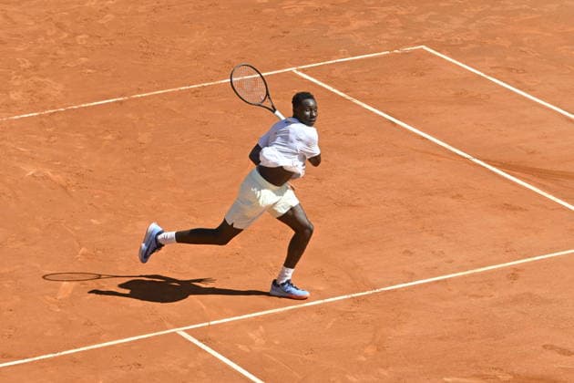 Tennis - Monte Carlo Rolex Masters 2026 - ATP, Tennis Herren - 03 04 2026 Tennis - Monte Carlo Rolex Masters 2026 - ATP - 03 04 2026 - Moise Kouame entrainement Richard Gasquet coach - France Monaco  Copyright: xChryslenexCaillaud Psnewzx