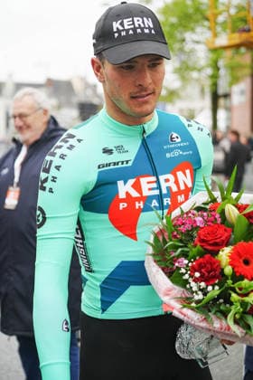 April 3, 2026, Vitro, Bretagne, France: Marc BRUSTENGA MASAGUE of EQUIPO KERN PHARMA during the Ado lie de Vitro 2026, UCI Europe Tour Cycling race, Vitro - Vitro (174,2 Km) in Vitro , France - Photo ...................................................during the Ado lie de Vitro 2026, UCI Europe Tour Cycling race, Vitro - Vitro (174,2 Km) in Vitro , France - Photo CYCLING - ROUTE ADELIE DE VITRE 2026 - ZUMAl193 20260403_zsp_l193_036 Copyright: xLaurentxLairysx