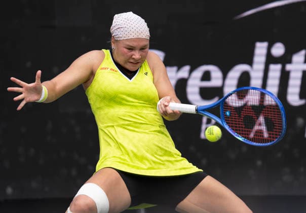 April 3, 2026: Diana Schnaider (RUS) loses to Jessica Pegula (USA) 3-6, 6-3, 6-2, at the Credit One Charleston Open being played at Credit One Staduim in Charleston, South Carolina, {USA} Ã‚ Tennisclix Charleston USA - ZUMAc04_ 20260403_zma_c04_008 Copyright: xLesliexBillmanx