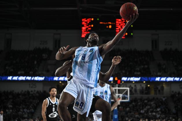 Turk Telekom v Cosea - EuroCup Basketball ANKARA, TURKIYE - APRIL 3: Jaleen Smith (9) of Turk Telekom in action during EuroCup Basketball second semifinal match between Turk Telekom and Cosea at Ankara Arena in Ankara, Turkiye on April 3, 2026. Abdullah Guclu Anadolu Ankara Turkey. Editorial use only. Please get in touch for any other usage.  Copyright: x2026xAnadoluxAbdullahxGuclux