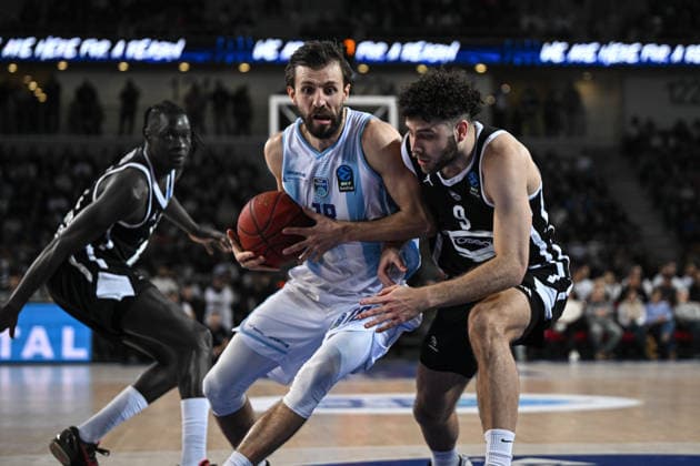 Turk Telekom v Cosea - EuroCup Basketball ANKARA, TURKIYE - APRIL 3: Dogus Ozdemiroglu (18) of Turk Telekom in action during EuroCup Basketball second semifinal match between Turk Telekom and Cosea at Ankara Arena in Ankara, Turkiye on April 3, 2026. Abdullah Guclu Anadolu Ankara Turkey. Editorial use only. Please get in touch for any other usage.  Copyright: x2026xAnadoluxAbdullahxGuclux