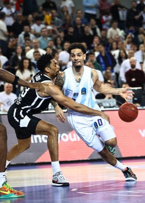 Turk Telekom v Cosea JL - BKT EuroCup ANKARA, TURKIYE - APRIL 3: Michael Devoe (0) of Turk Telekom in action during the BKT EuroCup semifinal second leg match between Turk Telekom and Cosea JL at Ankara Arena, in Ankara, Turkiye on April 3, 2026. Mustafa Murat Kaynak Anadolu Ankara Turkey. Editorial use only. Please get in touch for any other usage.  Copyright: x2026xAnadoluxMustafaxMuratxKaynakx