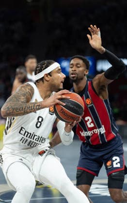 ESP Kosner Baskonia v Real Madrid Euroleague Chuma Okeke of Real Madrid during the Euroleague match, between Kosner Baskonia and Real Madrid played at Buesa Arena Stadium on April 3, 2026 in Vitoria Spain Vitoria Basque Country Spain Basketball Copyright: xMiguelxGarciax xAgenciaxLOFx