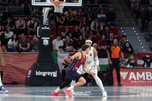 ESP Kosner Baskonia v Real Madrid Euroleague of Real Madrid during the Euroleague match, between Kosner Baskonia and Real Madrid played at Buesa Arena Stadium on April 3, 2026 in Vitoria Spain Vitoria Basque Country Spain Basketball Copyright: xMiguelxGarciax xAgenciaxLOFx