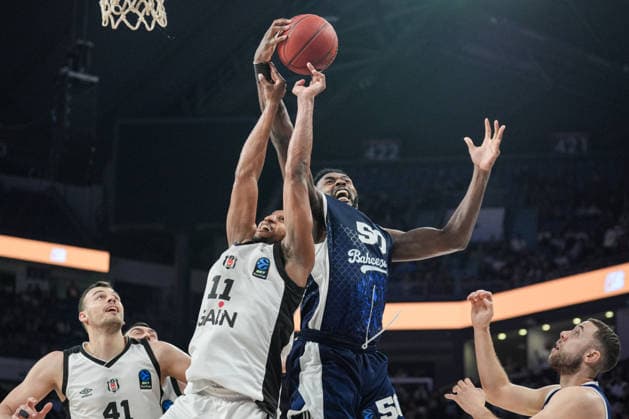 Bahcesehir Koleji v Besiktas GAIN - EuroCup ISTANBUL, TURKIYE - APRIL 3: Trevion Williams of Bahcesehir Koleji in action against Brynton Lemar (11) of Besiktas GAIN during the BKT EuroCup semifinal second leg match at Sinan Erdem Sports Hall, on April 3, 2026, in Istanbul, Turkiye. Cemal Yurttas Anadolu Istanbul Turkey. Editorial use only. Please get in touch for any other usage.  Copyright: x2026xAnadoluxCemalxYurttaÅüx