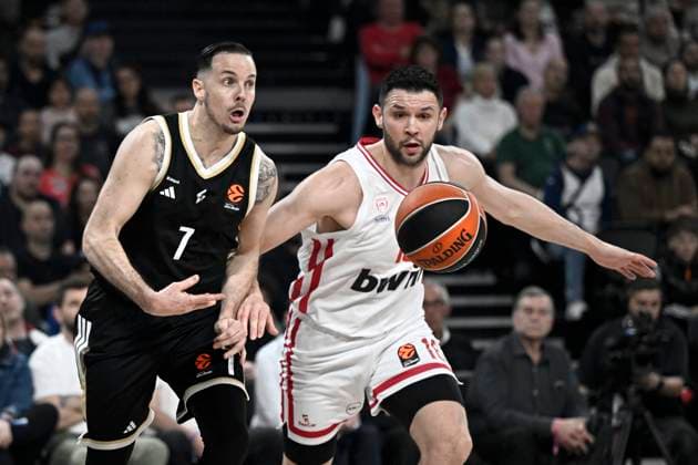 Basketball, EuroLeague, ASVEL Villeurbanne Lyon - Olympiakos Piraeus