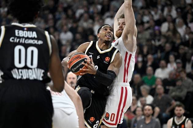 Asvel Villeurbanne - Olympiacos Piraeus PHOTOPQR LE PROGRES Joël PHILIPPON - Décines-Charpieu 03 04 2026 - Asvel Villeurbanne-Olympiacos Piraeus. 3 avril 2026 -Shaquille Harrison. Asvel Villeurbanne-Olympiacos Piraeus Décines-Charpieu Rhône Rhône-Alpes France  Copyright: xPHOTOPQR LExPROGRES MAXPPPxJoëlxPHILIPPONx 20260403LPL9571 20260403LPL9571
