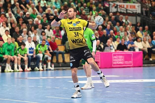 Kai Haefner TVB Stuttgart, 34 on seven-meter penalty GER, HSG Wetzlar vs TVB Stuttgart, Handball, 1 Bundesliga, Matchday 27, Season 2025 2026, 02 04 2026 GER, HSG Wetzlar vs TVB Stuttgart, Handball, 1 Bundesliga, Matchday 27, Season 2025 2026, 02 04 2026 Wetzlar Copyright: xEibner-Pressefoto RenexWeissx EP_RWS