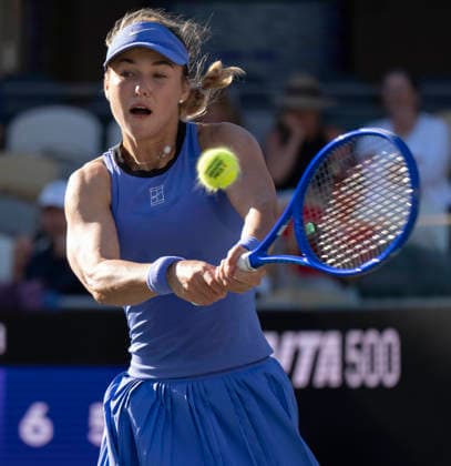 April 3, 2026: Anna Kalinskaya (RUS) loses to Iva Jovic (USA) 6-3, 6-4, at the Credit One Charleston Open being played at Credit One Staduim in Charleston, South Carolina, {USA} Ã‚ Tennisclix TENNIS 2026: Credit One Charleston Open APRIL 03  - ZUMAc04_ 20260403_zma_c04_050 Copyright: xLesliexBillmanx