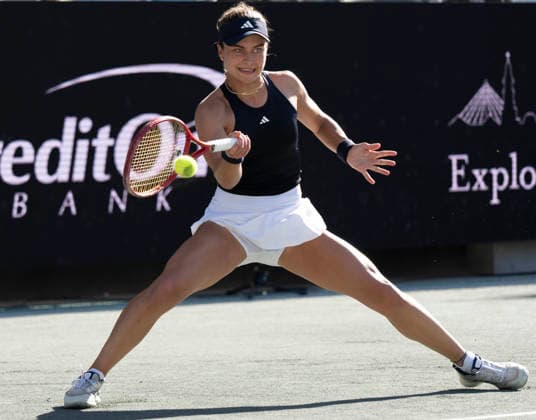 April 3, 2026: Iva Jovic (USA) defeated Anna Kalinskaya (RUS) 6-3, 6-4 at the Credit One Charleston Open being played at Credit One Staduim in Charleston, South Carolina USA Ã‚ Tennisclix Charleston USA - ZUMAc04_ 20260403_zma_c04_071 Copyright: xLesliexBillmanx