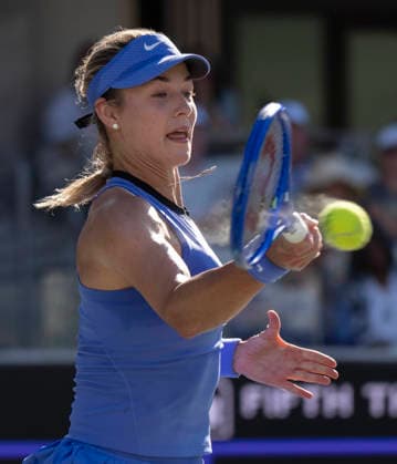 April 3, 2026: Iva Jovic (USA) defeated Anna Kalinskaya (RUS) 6-3, 6-4 at the Credit One Charleston Open being played at Credit One Staduim in Charleston, South Carolina USA Ã‚ Tennisclix Charleston USA - ZUMAc04_ 20260403_zma_c04_093 Copyright: xLesliexBillmanx