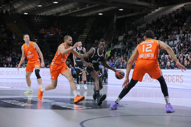 07 Saliou Niang Virtus Bologna Match BASKETBALL - EUROLEAGUE Virtus Bologna vs Valencia Basket 03-04-2026 during Virtus Bologna vs Valencia BC, Basketball Euroleague match in Bologna, Italy, April 03 2026  Copyright: xValentinoxOrsini IPAxSportx xipa-agency.netx xx IPA_73742112 IPA_Agency_IPA73742112