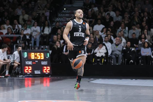 03 Carsen EDWARDS Virtus Bologna Match BASKETBALL - EUROLEAGUE Virtus Bologna vs Valencia Basket 03-04-2026 during Virtus Bologna vs Valencia BC, Basketball Euroleague match in Bologna, Italy, April 03 2026  Copyright: xValentinoxOrsini IPAxSportx xipa-agency.netx xx IPA_73742142 IPA_Agency_IPA73742142