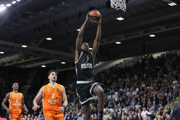 07 Saliou Niang Virtus Bologna Match BASKETBALL - EUROLEAGUE Virtus Bologna vs Valencia Basket 03-04-2026 during Virtus Bologna vs Valencia BC, Basketball Euroleague match in Bologna, Italy, April 03 2026  Copyright: xValentinoxOrsini IPAxSportx xipa-agency.netx xx IPA_73742162 IPA_Agency_IPA73742162
