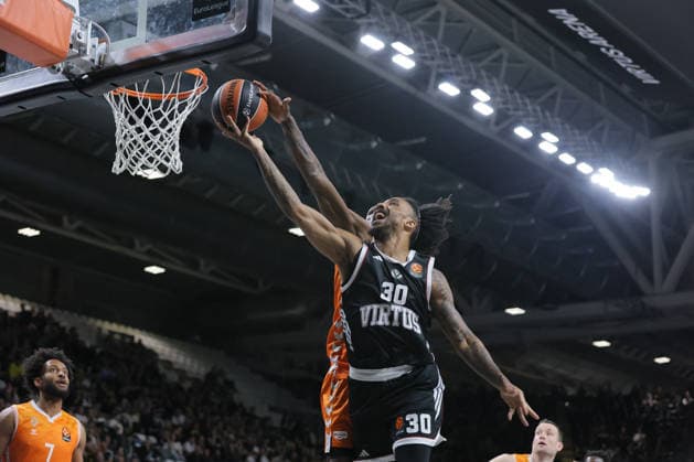30 Matthew MORGAN Virtus Bologna Match BASKETBALL - EUROLEAGUE Virtus Bologna vs Valencia Basket 03-04-2026 stoppata during Virtus Bologna vs Valencia BC, Basketball Euroleague match in Bologna, Italy, April 03 2026  Copyright: xValentinoxOrsini IPAxSportx xipa-agency.netx xx IPA_73742194 IPA_Agency_IPA73742194