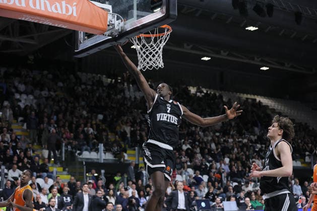 BASKET - Euroleague - Virtus Bologna vs Valencia BC 07 Saliou Niang Virtus Bologna Match BASKETBALL - EUROLEAGUE Virtus Bologna vs Valencia Basket 03-04-2026 during Virtus Bologna vs Valencia BC, Basketball Euroleague match in Bologna, Italy, April 03 2026 Bologna Italy  Copyright: xIPAxSport ABACAx