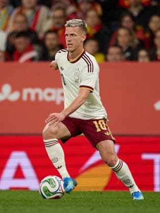 March 31, 2026, Barcelona, Barcelona, Spain: Dani Olmo of Spain in action during an International Friendly, Länderspiel, Nationalmannschaft match between Spain and Egypt at RCDE Stadium on March 31, 2026 in Barcelona, Spain. Barcelona Spain - ZUMAr232 20260331_zsp_r232_112 Copyright: xDavidxRamirezx