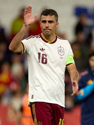 March 31, 2026, Barcelona, Barcelona, Spain: Rodri Hernandez of Spain during an International Friendly, Länderspiel, Nationalmannschaft match between Spain and Egypt at RCDE Stadium on March 31, 2026 in Barcelona, Spain. Barcelona Spain - ZUMAr232 20260331_zsp_r232_140 Copyright: xDavidxRamirezx
