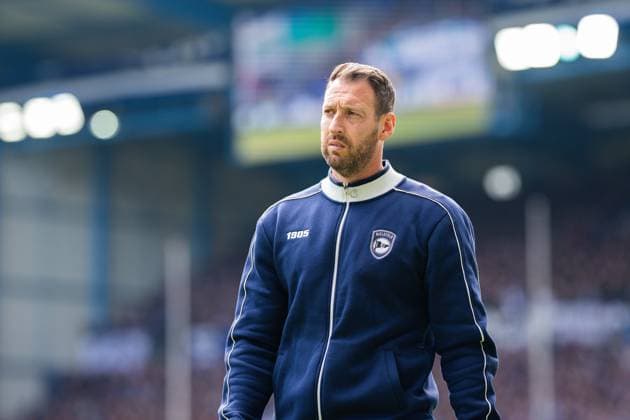 04 04 2026 Soccer, 2025 2026, 2 Bundesliga, 28 Matchday, DSC Arminia Bielefeld SV Darmstadt 98 Mitch Kniat Coach Bielefeld DFL REGULATIONS PROHIBIT ANY USE OF PHOTOGRAPHS AS IMAGE SEQUENCES AND OR QUASI VIDEO