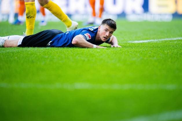 04 04 2026 Soccer, 2025 2026, 2 Bundesliga, 28 Matchday, DSC Arminia Bielefeld SV Darmstadt 98 Semir Telalovic Bielefeld DFL REGULATIONS PROHIBIT ANY USE OF PHOTOGRAPHS AS IMAGE SEQUENCES AND OR QUASI VIDEO