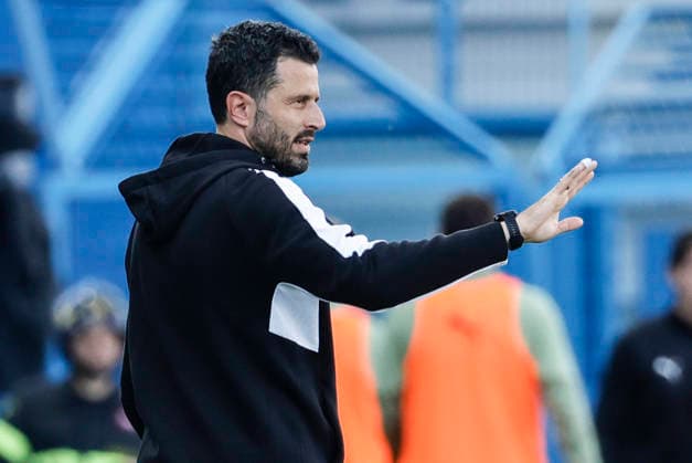 April 4, 2026, Reggio Emilia, REGGIO EMILIA: Sassuolo s coach Fabio Grosso during the Italian Serie A soccer match US Sassuolo vs Cagliari Calcio at Mapei Stadium in Reggio Emilia, Italy, 4 April 2026. ANSA ELISABETTA BARACCHI. Soccer: Serie A ; Sassuolo - Cagliari  - ZUMAa110 20260404_zaf_a110_009 Copyright: xElisabettaxBaracchix