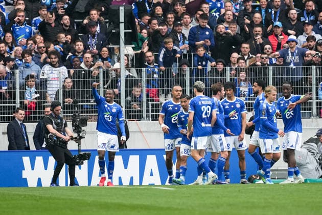 RC Strasbourg Alsace v OGC Nice - Ligue 1 McDonald s 2025 2026 20 Martial GODO (rcsa) during the Ligue 1 McDonald s match between Strasbourg and Nice at Stade de la Meinau on April 4, 2026 in Strasbourg, France. Strasbourg France  Copyright: xFEPx 776348343