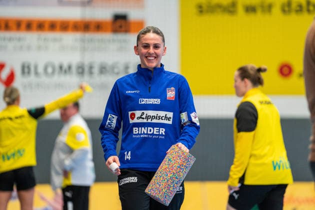 HSG Blomberg Lippe GER vs Borussia Dortmund GER , Handball, 1 Handball Bundesliga Women, 22 Matchday, 4 4 2026, Season 2025 2026, Blomberg Ona Vegue HSG Blomberg Lippe, 14 before the match Blomberg Sporthalle an der Ulmenallee Germany