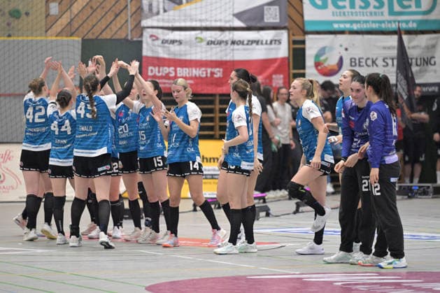 Entry of ESV 1927 Regensburg TG Nuertingen vs ESV 1927 Regensburg, Alsco Handball 2 Bundesliga Women, 23 league matchday, season 2025 2026, 04 04 2026 TG Nuertingen vs ESV 1927 Regensburg, Alsco Handball 2 Bundesliga Women, 23 league matchday, season 2025 2026, 04 04 2026 Nuertingen Copyright: xEibner-Pressefotox TobiasxBaurx EP_TBR