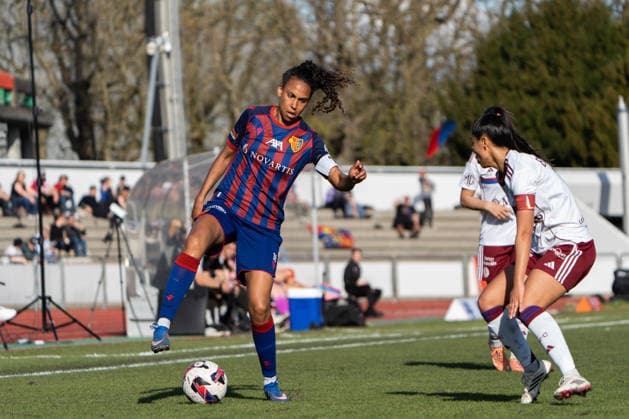 Switzerland AXA Women s Super League FC Basel vs Servette FC ChÃªnois FÃ minin, Leichtathletikstadion, Basel Coumba Louisa Sow 18 FC Basel Copyright: xMelinaxFeldges xSteinsiek.chx