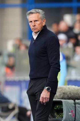 RC Strasbourg Alsace v OGC Nice - Ligue 1 McDonald s 2025 2026 Claude PUEL (Entraineur Nice OGCN) during the Ligue 1 McDonald s match between Strasbourg and Nice at Stade de la Meinau on April 4, 2026 in Strasbourg, France. Strasbourg France  Copyright: xFEPx 776348343