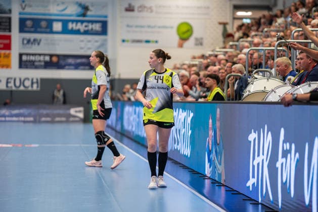 HSG Blomberg Lippe GER vs Borussia Dortmund GER , Handball, 1 Handball Bundesliga Women, 22 Matchday, 4 4 2026, Season 2025 2026, Blomberg Lara Egeling Borussia Dortmund, 44 Blomberg Sporthalle an der Ulmenallee Germany