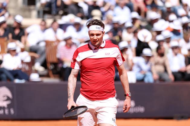 TENNIS : Bastide Medical UTS Nimes - 04 04 2026 NIMES, FRANCE : Â« The Bublik Enemy Â» Alexander BUBLIK (2) lors de la demi-finale du Bastide Medical UTS Nimes, 1er evenement du tournoi 2026 de l™Ultimate Tennis Showdown aux Arenes de Nimes, le 4 avril 2026. NimesFrance  Copyright: xValentinaxClaretx