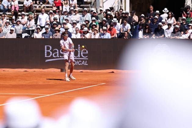 TENNIS : Bastide Medical UTS Nimes - 04 04 2026 NIMES, FRANCE : Â« Rublo Â» Andrey RUBLEV lors de la demi-finale du Bastide Medical UTS Nimes, 1er evenement du tournoi 2026 de l™Ultimate Tennis Showdown aux Arenes de Nimes, le 4 avril 2026. NimesFrance  Copyright: xValentinaxClaretx