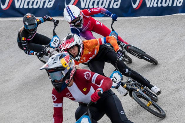 2026-04-04 - UEC BMX European Cup TIEL, NETHERLANDS - APRIL 4: 27 Michelle Wissing (NED) during the UEC BMX European Cup at the BMX Baan TFCC de Weirijders on April 4, 2026 in Tiel, Netherlands Tiel BMX Baan TFCC de Weirijders Netherlands Content not available for redistribution in The Netherlands directly or indirectly through any third parties. Copyright: xEdwinxBlaauwbroekx