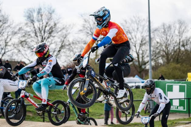 2026-04-04 - UEC BMX European Cup TIEL, NETHERLANDS - APRIL 4: 31 Jaymio BRINK (NED) during the UEC BMX European Cup at the BMX Baan TFCC de Weirijders on April 4, 2026 in Tiel, Netherlands Tiel BMX Baan TFCC de Weirijders Netherlands Content not available for redistribution in The Netherlands directly or indirectly through any third parties. Copyright: xEdwinxBlaauwbroekx