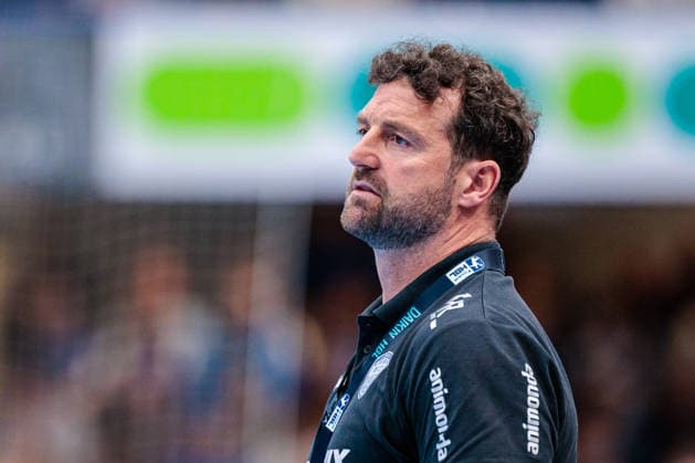 Disappointment for Florian Kehrmann TBV Lemgo Lippe, Coach GER, TBV Lemgo Lippe vs MT Melsungen, Handball, 1 Bundesliga, Matchday 27, Season 2025 2026, 04 04 2026 GER, TBV Lemgo Lippe vs MT Melsungen, Handball, 1 Bundesliga, Matchday 27, Season 2025 2026, 04 04 2026 Lemgo Copyright: xEibner-Pressefoto JanxRollingerx EP_JSK