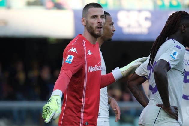 Hellas Verona FC v ACF Fiorentina - Serie A David de Gea of ACF Fiorentina during the soccer match between Hellas Verona FC and ACF Fiorentina, MD31 of the Serie A Enilive Italian soccer championship 2025 2026 at Marcantonio Bentegodi Stadium in Verona, Italy, on April 4, 2026. Verona Italy Italy  Copyright: xRobertoxTommasinix originalFilename:tommasini-hellasve260404_npYK0.jpg