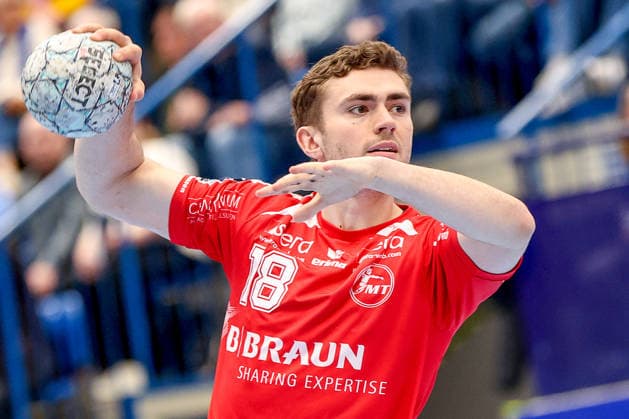 04 04 2026, xsscx, Handball, HBL, TBV Lemgo Lippe MT Melsungen, Saison 2025 2026 Herren, PHOENIX CONTACT arena Florian Drosten MT Melsungen 18 beim 7 Meter wurf Photo xSandraxScherningxPressefotoKochx Nordrhein Westfalen Germany