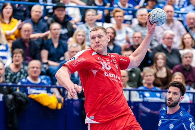 Dainis Kristopans MT Melsungen, 10 GER, TBV Lemgo Lippe vs MT Melsungen, Handball, 1 Bundesliga, Matchday 27, Season 2025 2026, 04 04 2026 GER, TBV Lemgo Lippe vs MT Melsungen, Handball, 1 Bundesliga, Matchday 27, Season 2025 2026, 04 04 2026 Lemgo Copyright: xEibner-Pressefoto JanxRollingerx EP_JSK