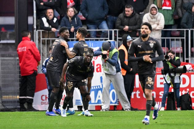 Stade Brestois 29 v Stade Rennais FC - Ligue 1 McDonald s 2025 2026 36 Alidu SEIDU (srfc) - 07 Breel EMBOLO (srfc) during the Ligue 1 McDonald s match between Brest and Rennes at Stade Francis Le Ble on April 4, 2026 in Brest, France. Brest France  Copyright: xFEPx 776348345