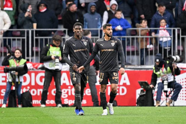 Stade Brestois 29 v Stade Rennais FC - Ligue 1 McDonald s 2025 2026 11 Mousa TAMARI (srfc) - 07 Breel EMBOLO (srfc) during the Ligue 1 McDonald s match between Brest and Rennes at Stade Francis Le Ble on April 4, 2026 in Brest, France. Brest France  Copyright: xFEPx 776348345