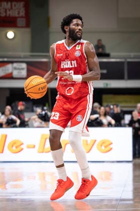 Barmer 2 Basketball Bundesliga ProA Bayer Giants Leverkusen vs RheinStars Koeln, 04 04 26 Leverkusen, 04 04 26 Michael Jordan Miller RheinStars Cologne, 23 during the game of the Barmer 2 Basketball Bundesliga ProA Bayer Giants Leverkusen vs RheinStars Koeln at the Ostermann Arena in Leverkusen Copyright: xBEAUTIFULxSPORTS LeahxKohringx