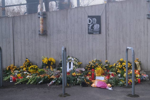 04 04 2026 Soccer Men 2025 2026 2 Bundesliga 28 Matchday SG Dynamo Dresden Hertha BSC Rudolf Harbig Stadion Dresden Memorial for Hansi Kreische Dresden Saxony Germany