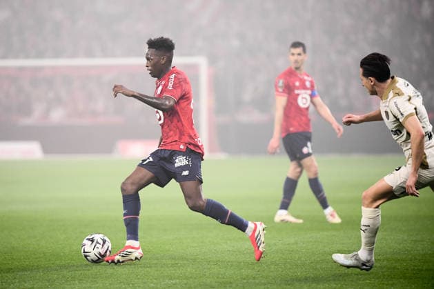 Lille OSC v RC Lens - Ligue 1 McDonald s 2025 2026 27 Felix CORREIA (losc) during the Ligue 1 McDonald s match between Lille and Lens at Stade Pierre Mauroy - Decathlon Arena on April 4, 2026 in Lille, France. Lille France  Copyright: xFEPx 776348341