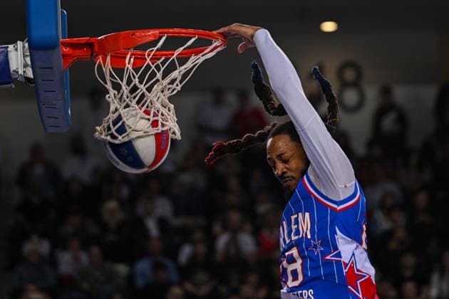 Harlem Globetrotters perform in Ankara as part of centenary tour ANKARA, TURKIYE - APRIL 4: Harlem Globetrotters, the American basketball team known as the exhibition basketball team, perform a show as part of their 100th-anniversary tour at the Ankara Sports Hall in Ankara, Turkiye on April 4, 2026. Muhammed Abdullah Kurtar Anadolu Ankara Turkey. Editorial use only. Please get in touch for any other usage.  Copyright: x2026xAnadoluxMuhammedxAbdullahxKurtarx