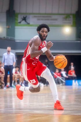 Barmer 2 Basketball Bundesliga ProA Bayer Giants Leverkusen vs RheinStars Koeln, 04 04 26 Leverkusen, 04 04 26 Michael Jordan Miller RheinStars Cologne, 23 during the game of the Barmer 2 Basketball Bundesliga ProA Bayer Giants Leverkusen vs RheinStars Koeln at the Ostermann Arena in Leverkusen Copyright: xBEAUTIFULxSPORTS LeahxKohringx