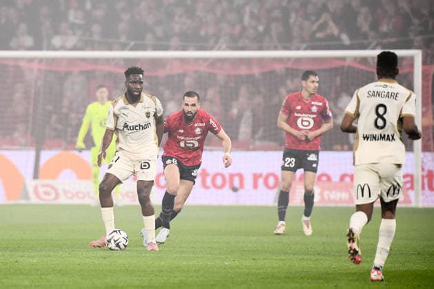 Lille OSC v RC Lens - Ligue 1 McDonald s 2025 2026 11 Odsonne EDOUARD (rcl) during the Ligue 1 McDonald s match between Lille and Lens at Stade Pierre Mauroy - Decathlon Arena on April 4, 2026 in Lille, France. Lille France  Copyright: xFEPx 776348341