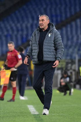 Foto IPP Luciano Adriani Roma 04 04 2026 Campionato di calcio Serie A Tim 2025-2026 Lazio v Parma Nella foto: Maurizio Sarri allenatore della Lazio Italy Photo Press - World Copyright Roma italy Italia ITALY  Copyright: xR4924_italyphotopressx